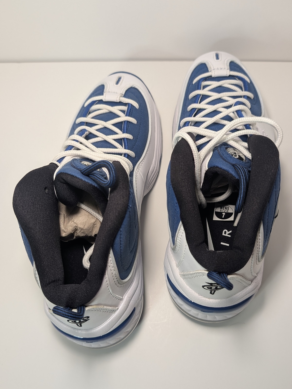 Nike Air Penny 2 Atlantic Blue White FN4438-400 Men’s Size 7 Penny Hardaway - Picture 5 of 8
